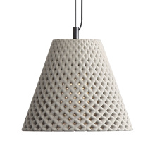 Golden 2419-10 GCT - Golden Lighting Clarus 10in Integrated LED Pendant in Grey Cement